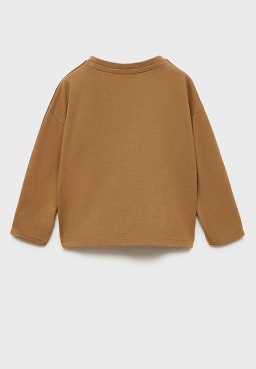 MANGO - T-shirt hunter - dark yelow