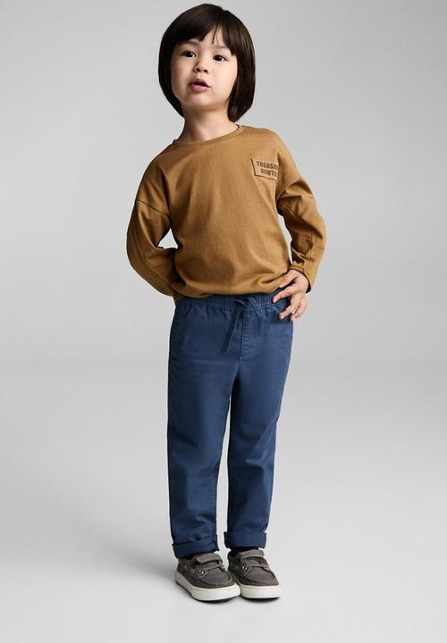 MANGO - T-shirt hunter - dark yelow