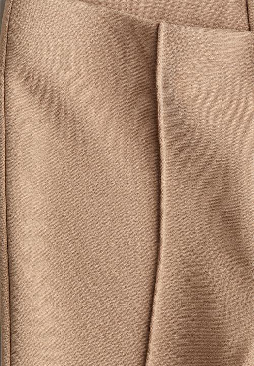 H&M - Flared ponte di roma leggings - dark beige