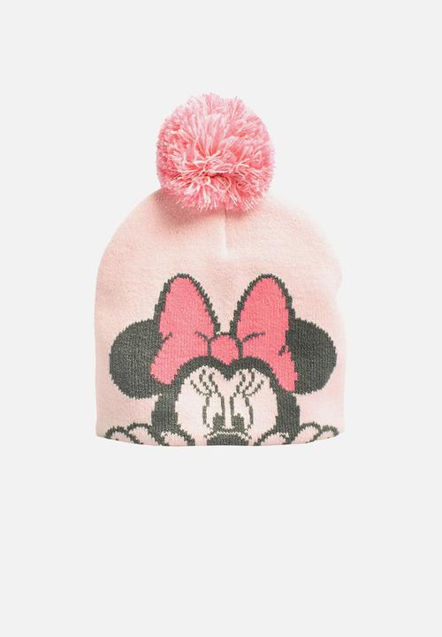 Character Group - Minnie baby 2 piece beanie & mitten set - pink