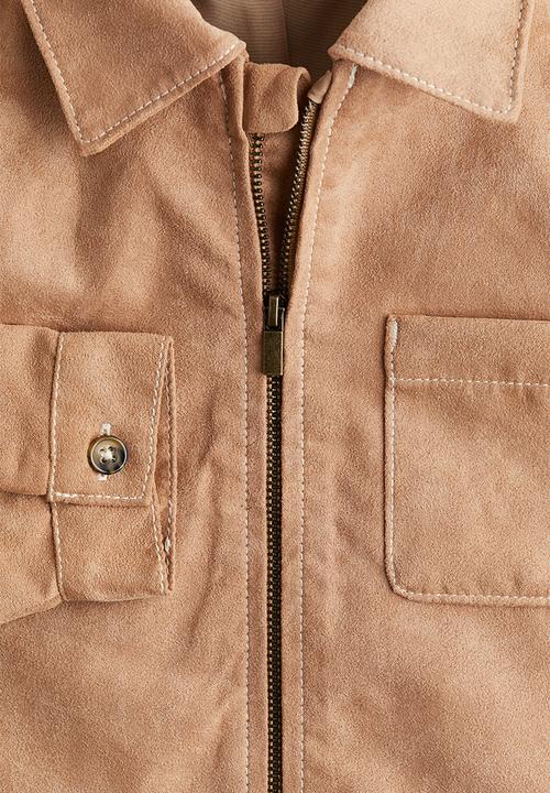 H&M - Loose-fit overshirt - beige