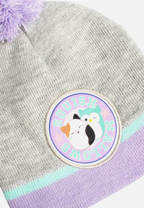 Character Group - Squishmallows beanie & glove - purple