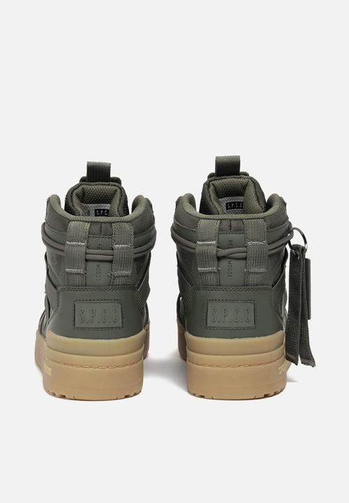 S.P.C.C - Recon Garrison Hi Sneakers  - Army Green