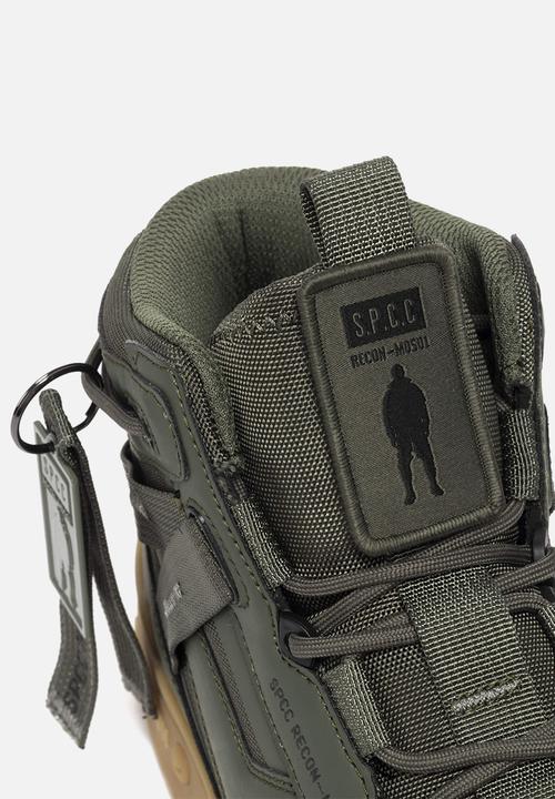 S.P.C.C - Recon Garrison Hi Sneakers  - Army Green