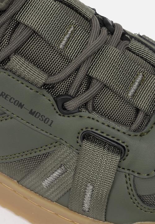 S.P.C.C - Recon Garrison Hi Sneakers  - Army Green