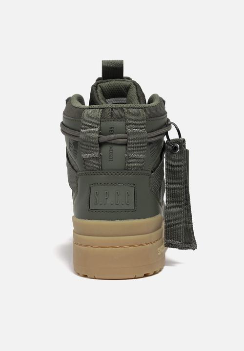 S.P.C.C - Recon Garrison Hi Sneakers  - Army Green