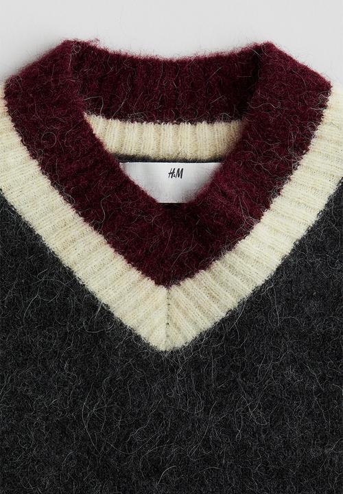 H&M - Wool-blend jumper - dark grey