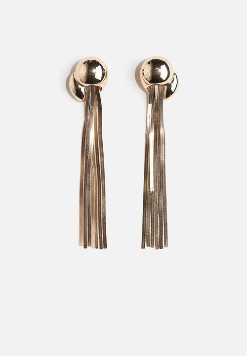 H&M - Snake chain earrings - gold