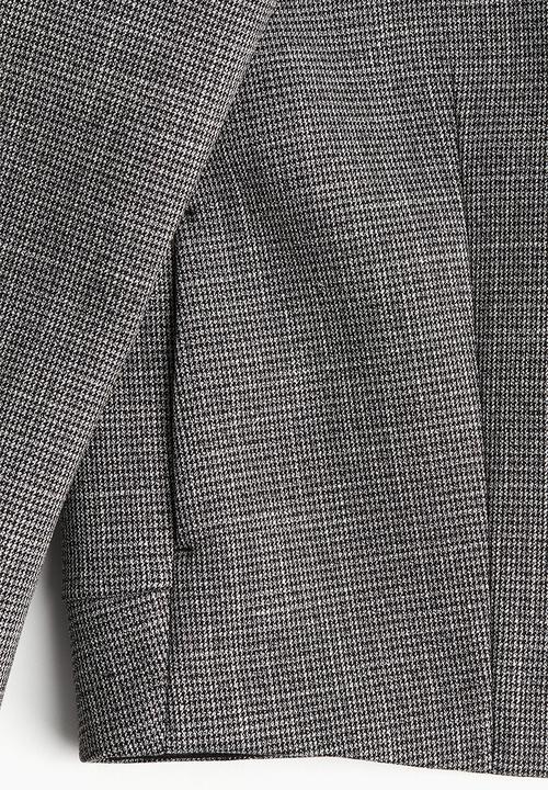 H&M - Structured twill jacket - grey marl