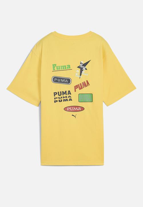 PUMA - Plus Road To Unity Relaxed Graphic Tee - Sunny Yellow