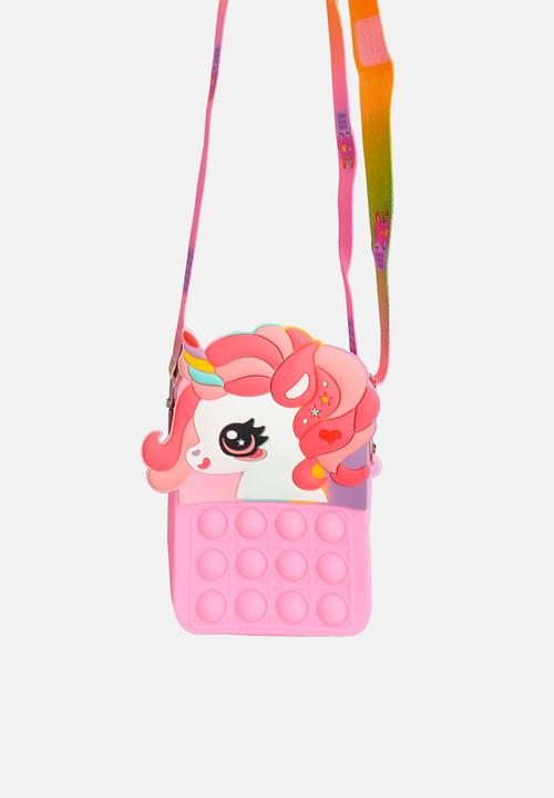 Character Group - Unicorn poppet sling bag - pink