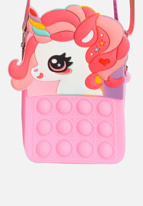 Character Group - Unicorn poppet sling bag - pink