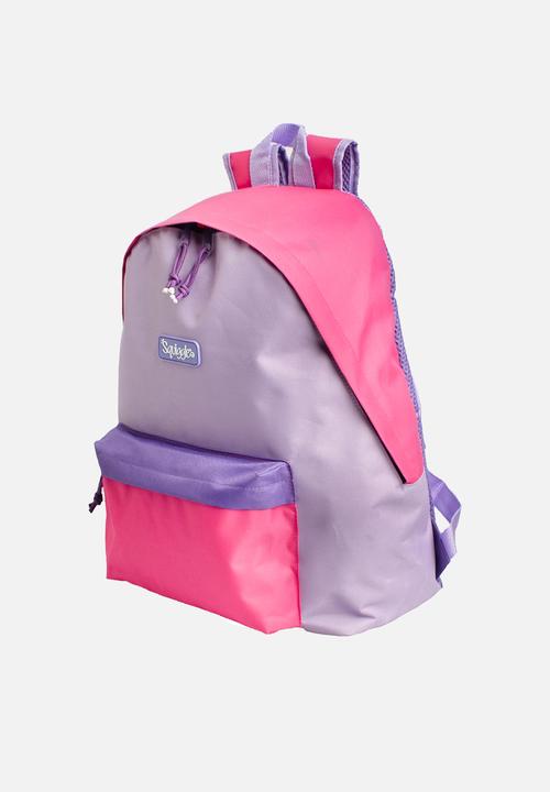 Character Group - Hearts colour block backpack - pink