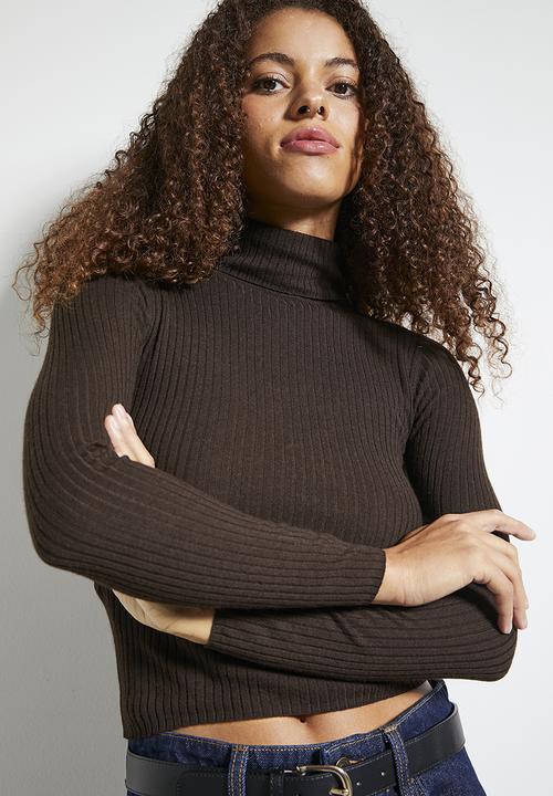MANGO - Sweater Flurron - Dark Brown