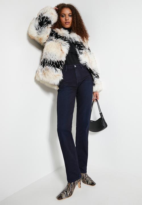 SISSY BOY - Fur-ever mine: Faux Fur Combination Jacket - multi