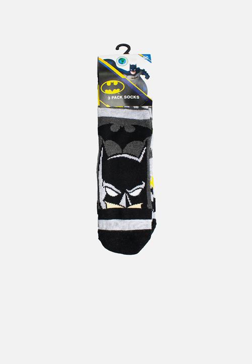 Character Group - Batman 3pk anklet socks - black