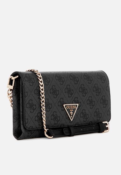 GUESS - Noelle crossbody flap organiser - coal