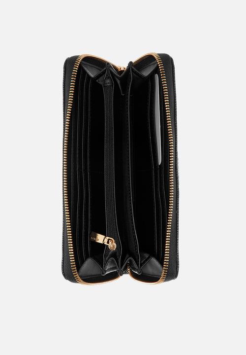 GUESS - Laurel large zip arpund purse - coal