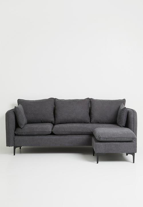 Sixth Floor - Sofia sectional sofa-charcoal