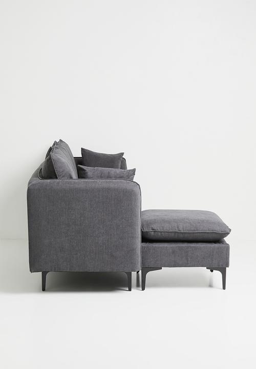 Sixth Floor - Sofia sectional sofa-charcoal