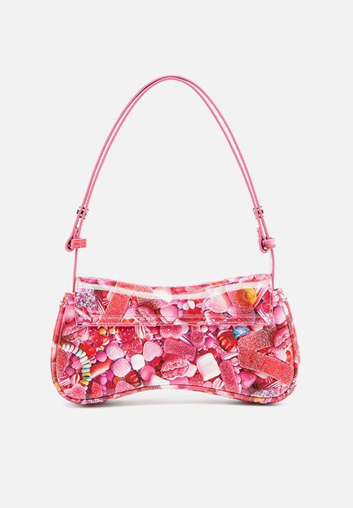 Diesel  - Play clutch bag - pink & white