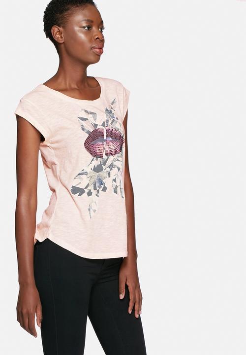 GUESS - Shattered lips tee
