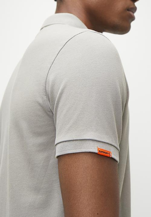 Superdry. - Vint destroy polo - Destroy Dove Grey
