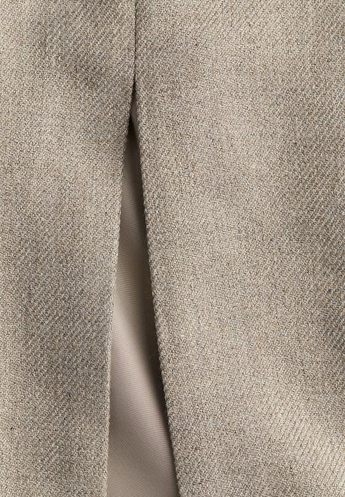 H&M - Slit-front skirt - beige