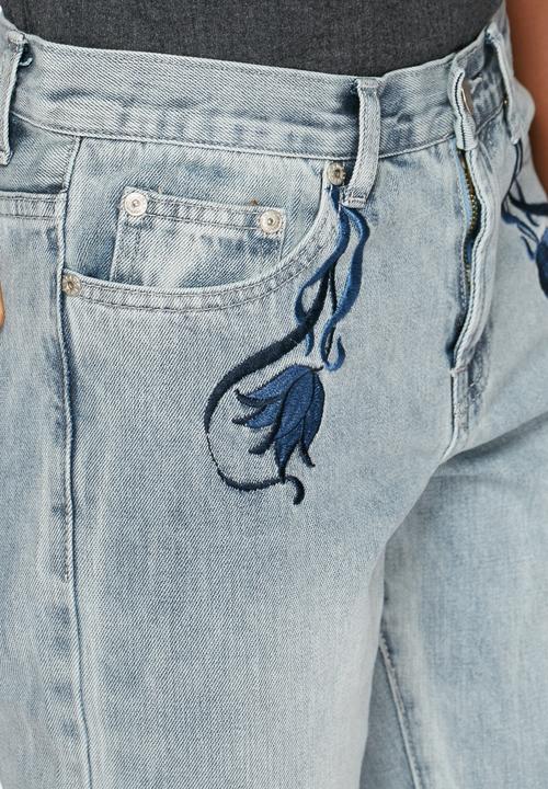 Glamorous - Embroidered jeans