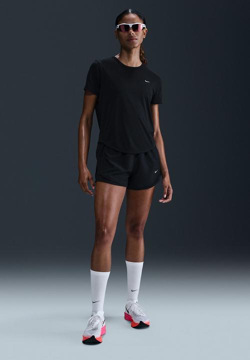 Nike - Nike Tempo Women's Dri-Fit Short-Sleeve Running Top - Black/Reflective Silv