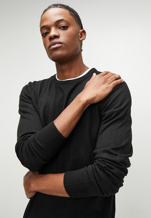 Brave Soul - Knitwear - Jet Black