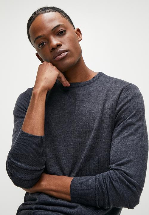 Brave Soul - Knitwear - Dark Navy Marl
