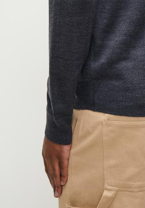 Brave Soul - Knitwear - Dark Navy Marl