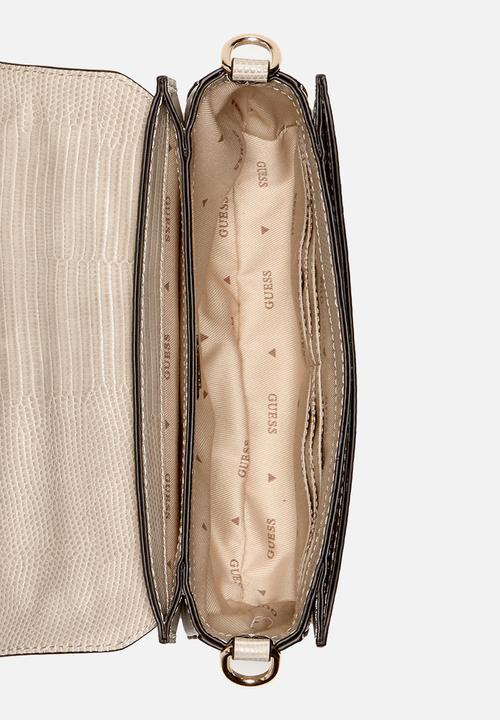 GUESS - Orlina top handle flap - taupe