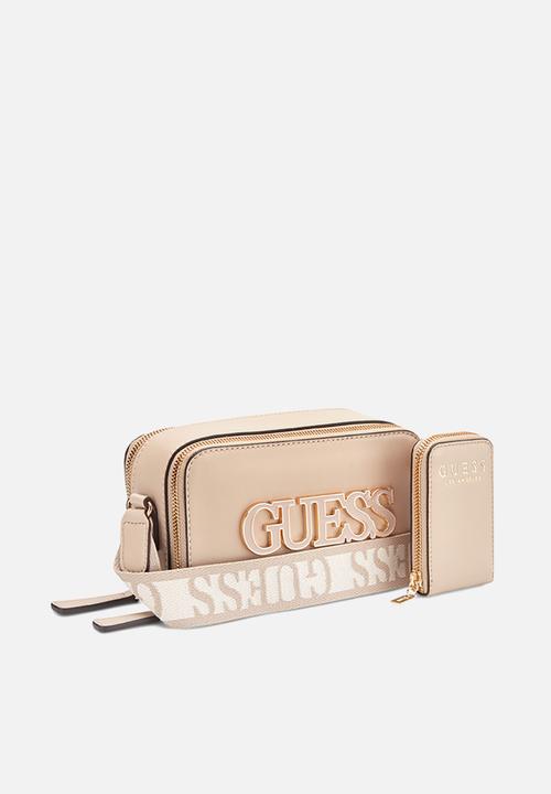 GUESS - Mackendra mini crossbody - beige