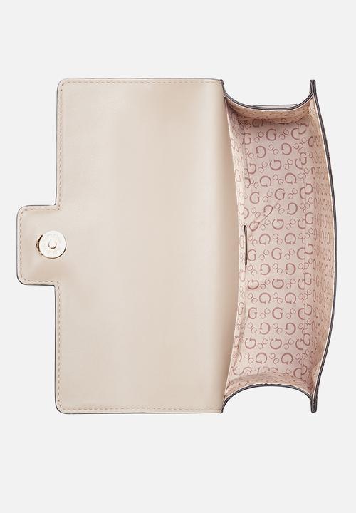 GUESS - Moonstone crossbody flap-brown