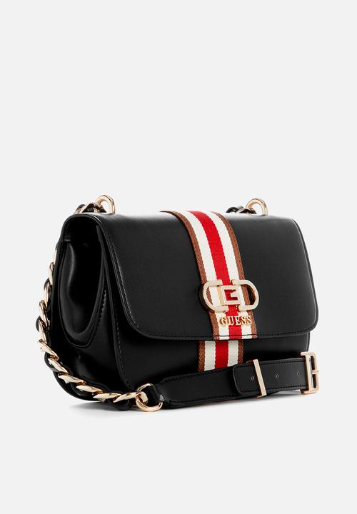 GUESS - Nelka crossbody flap-black