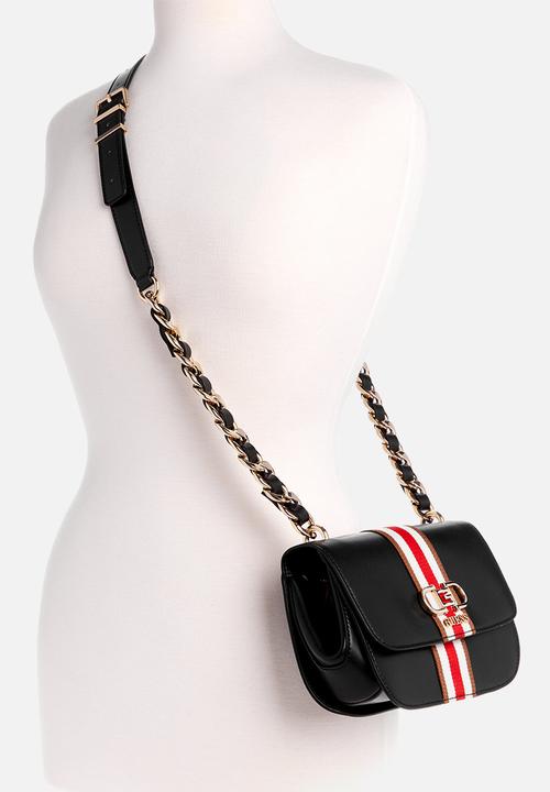 GUESS - Nelka crossbody flap-black