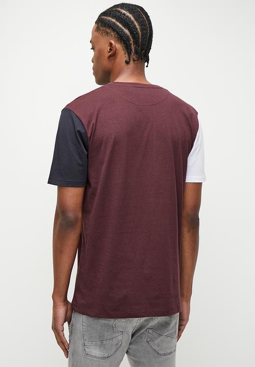 Brave Soul - T-Shirts - Burgundy