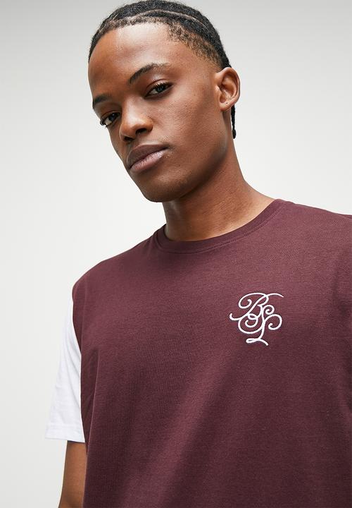 Brave Soul - T-Shirts - Burgundy