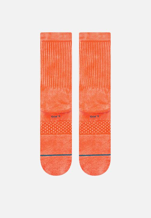 Stance Socks - Icon dyed crew - coral