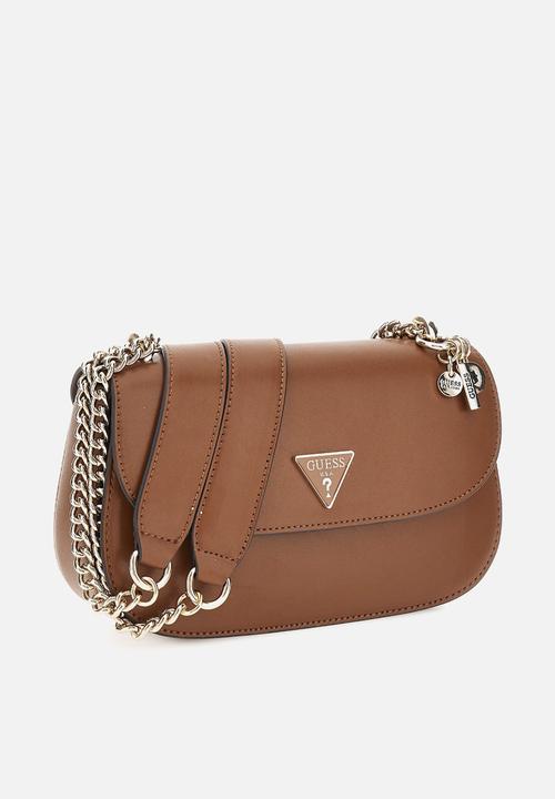 GUESS - Daryna convertible crossbody flap - cognac