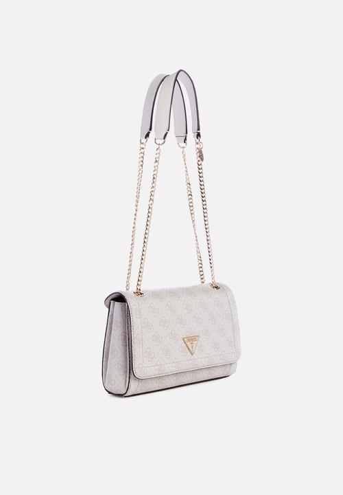GUESS - Noelle convertible crossbody flap - dove