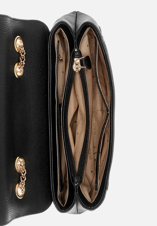 GUESS - Silvye crossbody flap - black