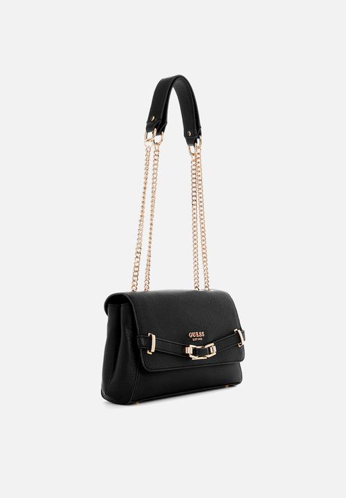 GUESS - Silvye crossbody flap - black