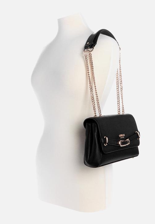GUESS - Silvye crossbody flap - black