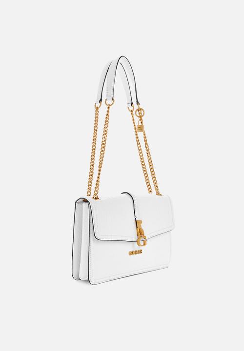 GUESS - G James crossbody flap - white