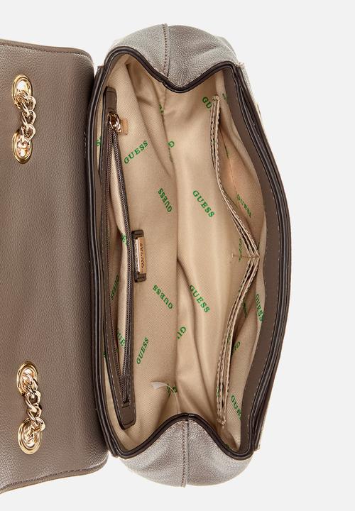 GUESS - Eco Ali convertible crossbody - taupe
