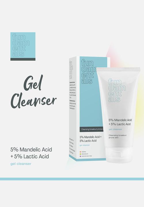 Fundamentals Skincare - 5% Mandelic Acid + 5% Lactic Acid, Gel Cleanser