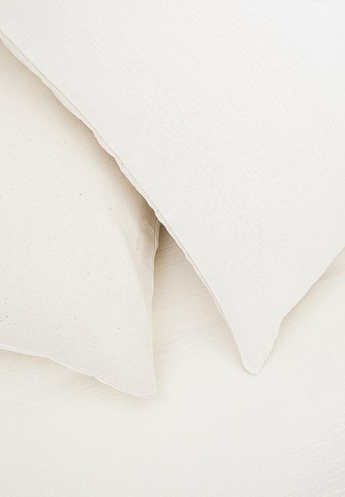 Sixth Floor - Cotton Matelasse Duvet Set - White